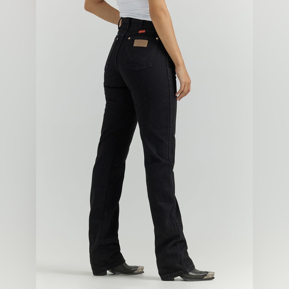 Vintage Style Wrangler Black Jeans